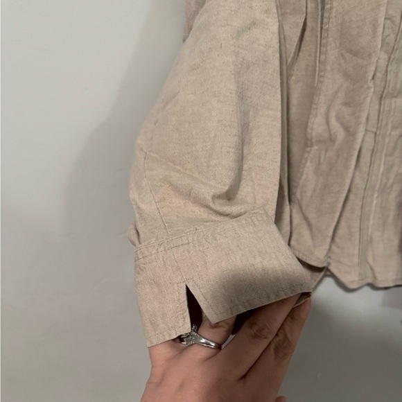 Lane Bryant - Tan Linen Blazer - Picture 3 of 8